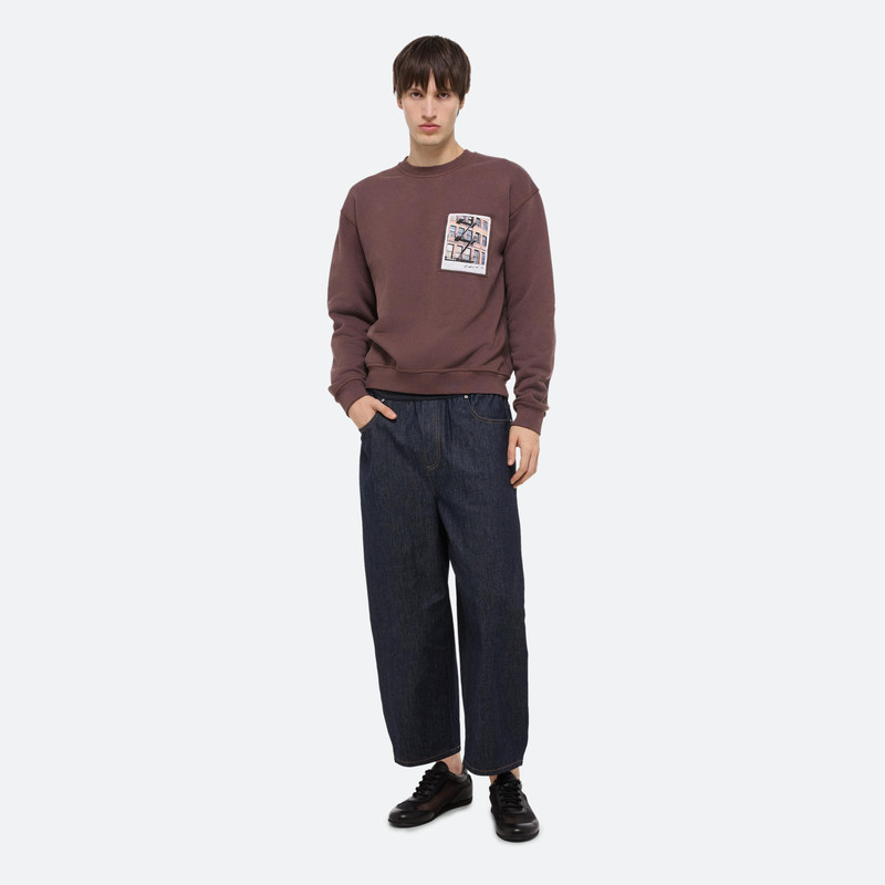 Helmut Lang POSTCARD CREWNECK: BROOKLYN outlook