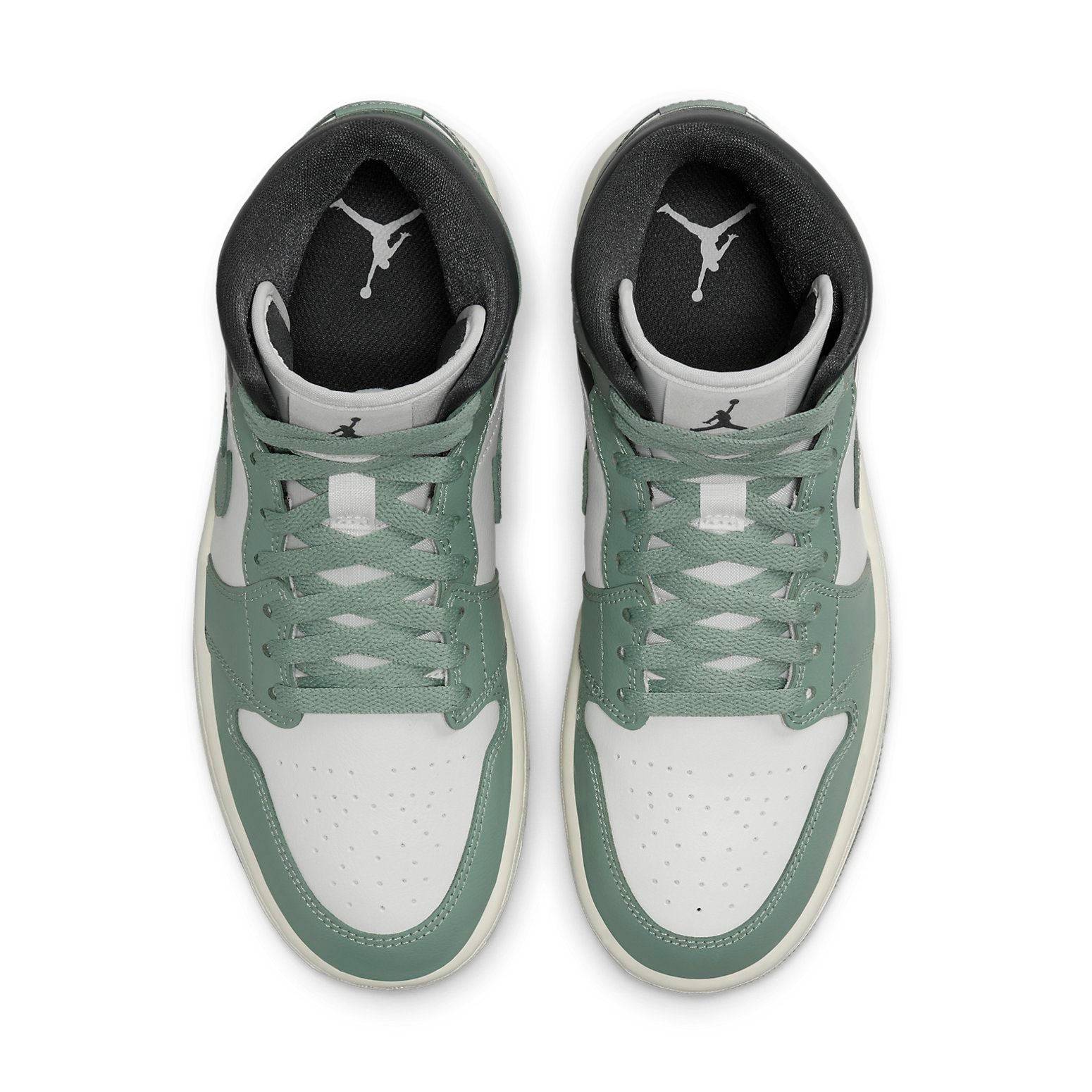 (WMNS) Air Jordan 1 Mid 'Jade Smoke' BQ6472-130 - 3