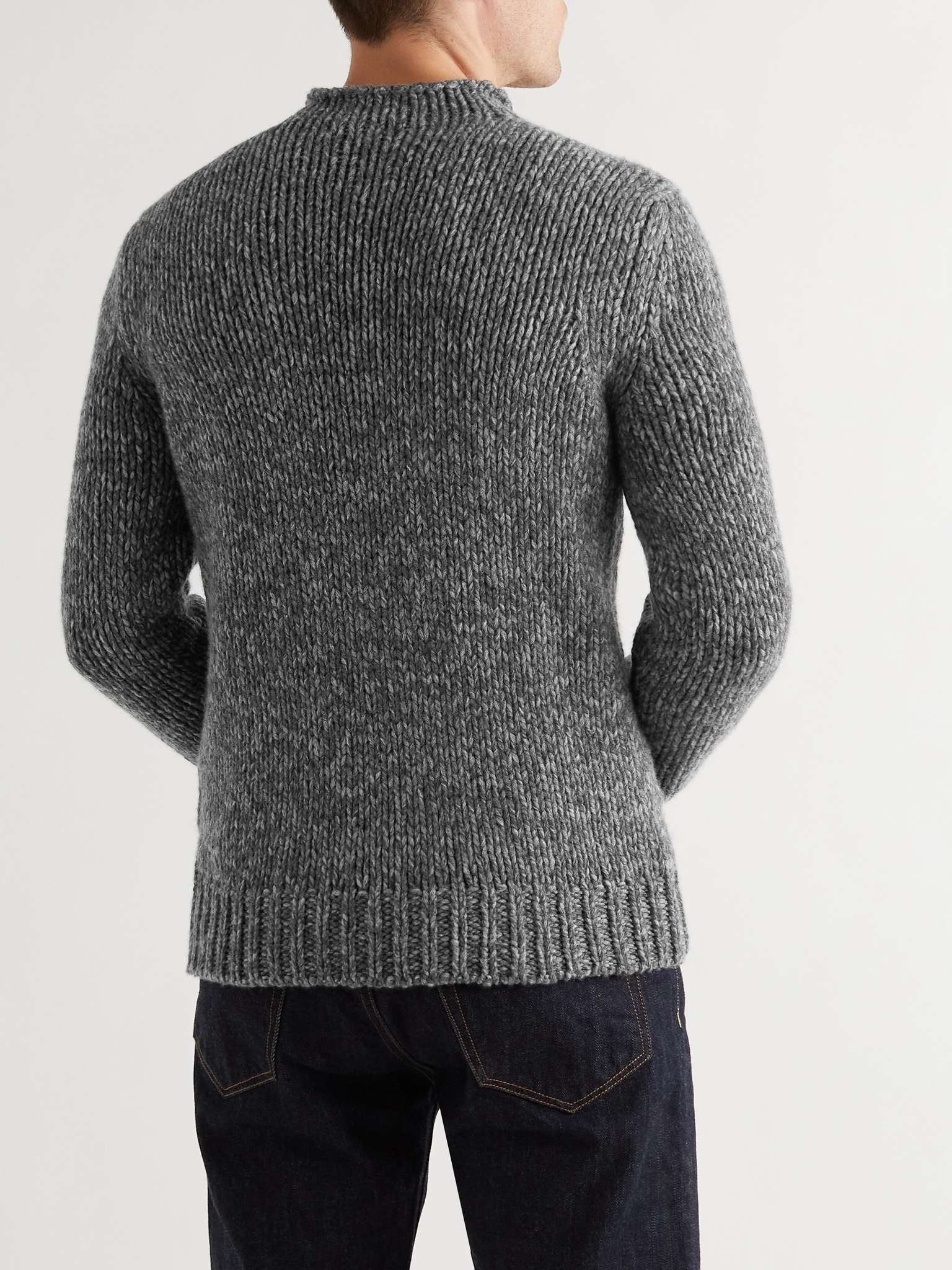 Cashmere Mock-Neck Sweater - 4