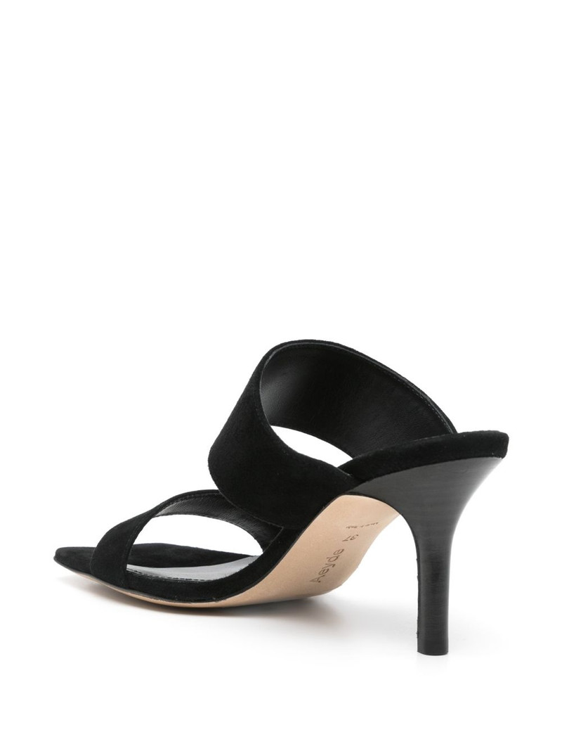 70mm suede mules 3