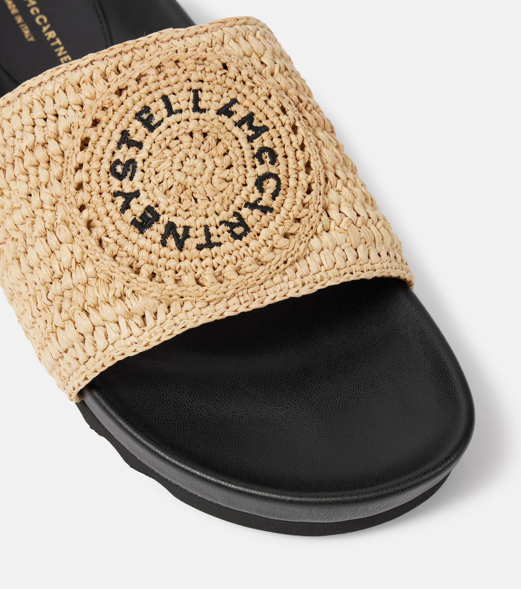 Elyse logo raffia slides - 6