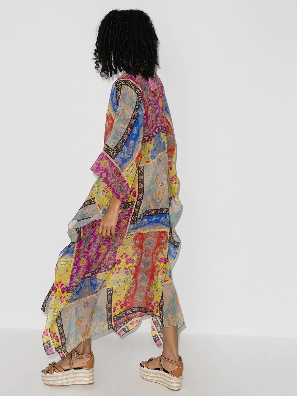 floral-print kaftan - 3