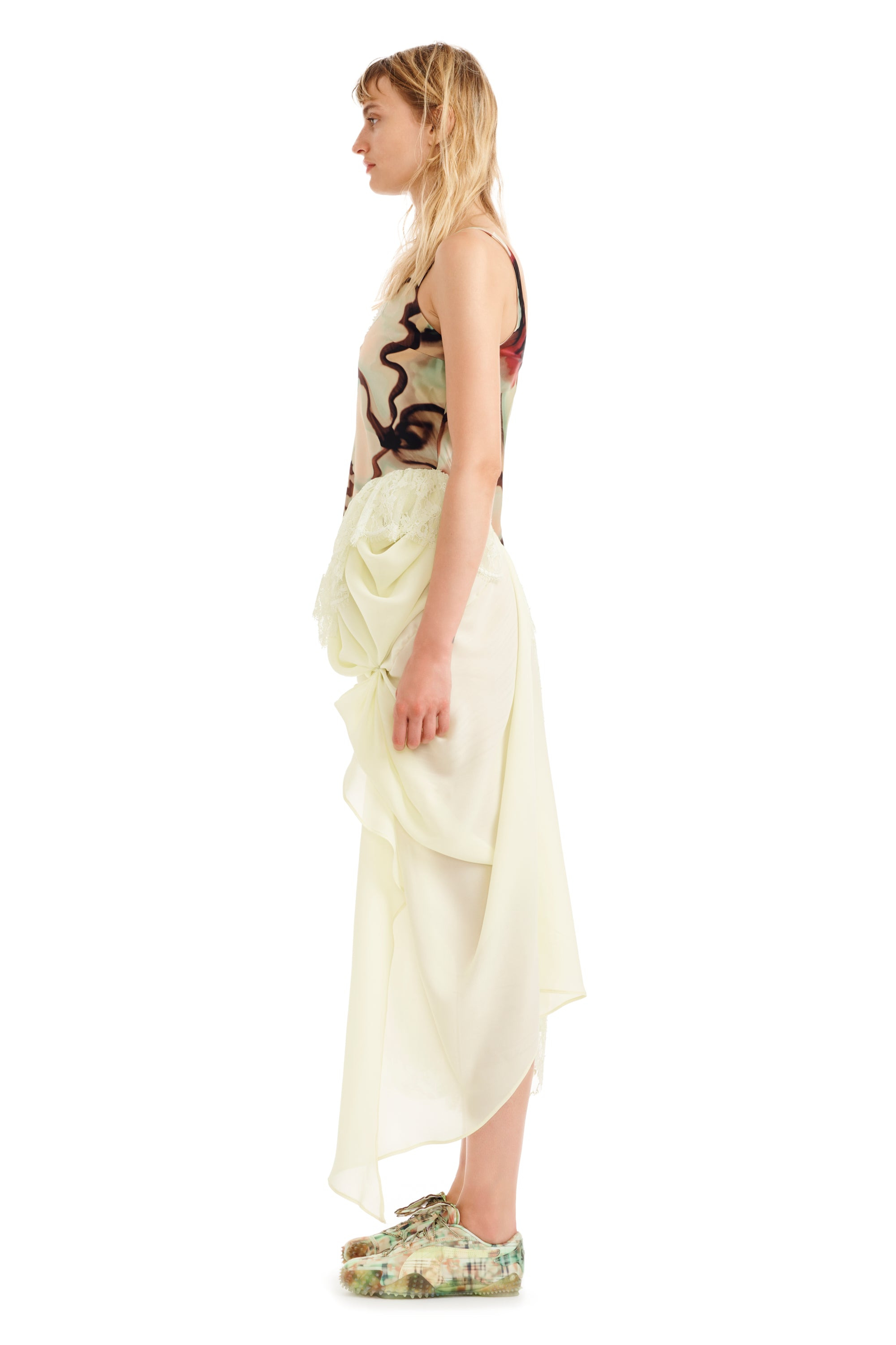 WATERCOLOR FLORAL AMMI FANNY DRESS - 4