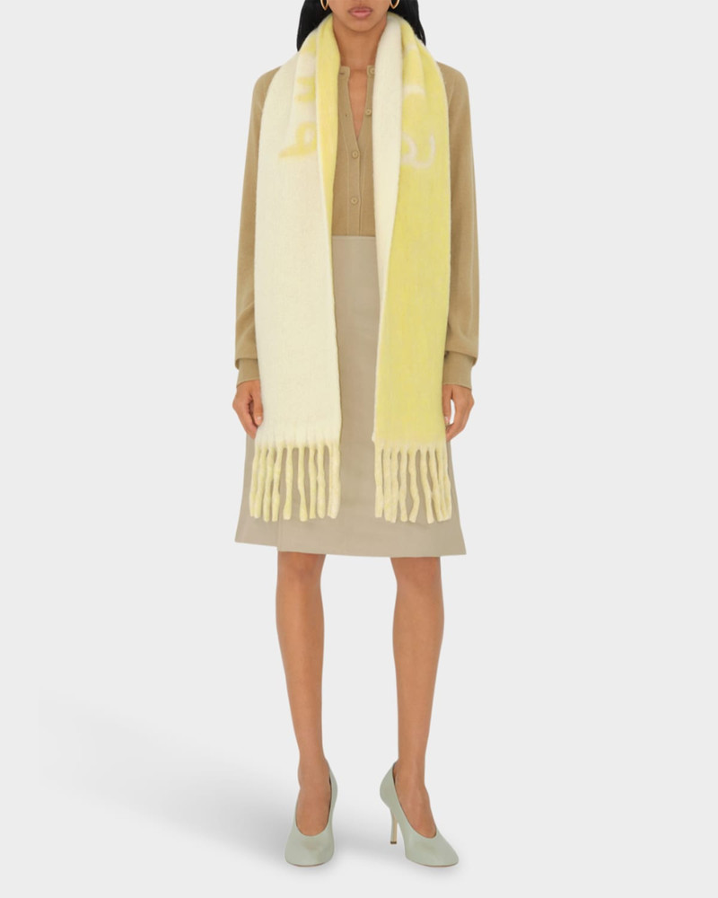 Burberry Reversible Fringe 모직 스카프 outlook