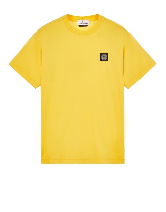 24113 GARMENT-DYED 60/2 COTTON JERSEY  YELLOW - 1