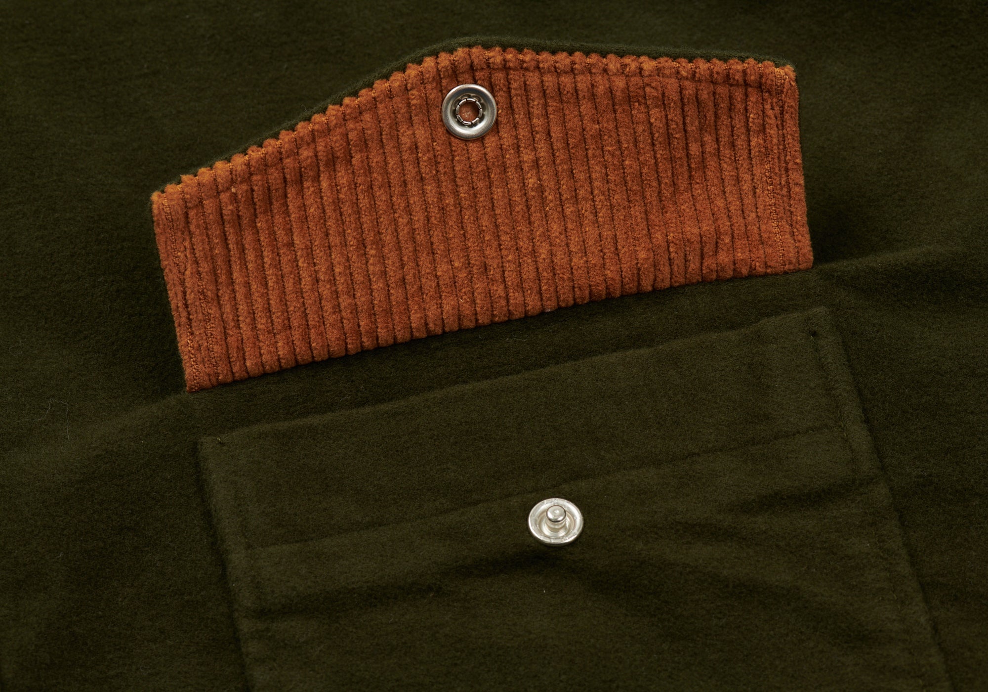 MOLESKINE SHIRT OLIVE - 5