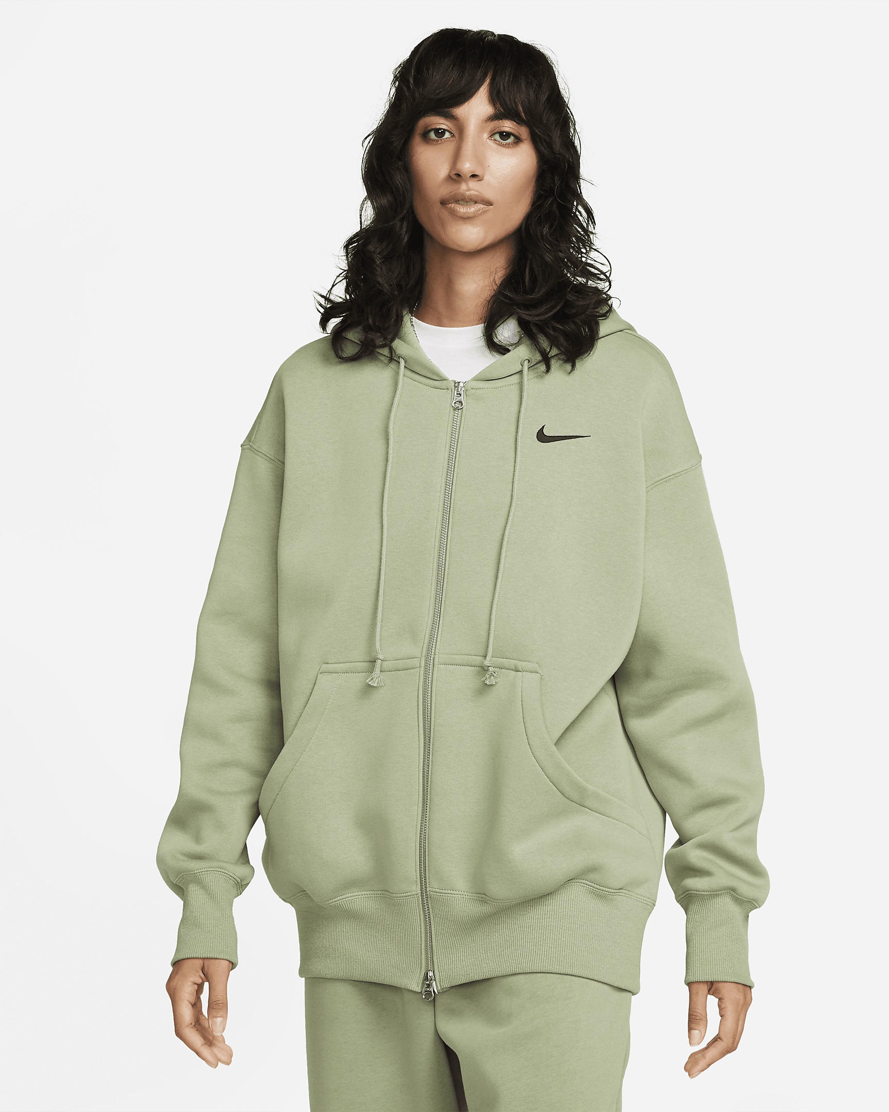 Women's Nike Sportswear Phoenix Fleece Oversized Full-Zip Hoodie - 1