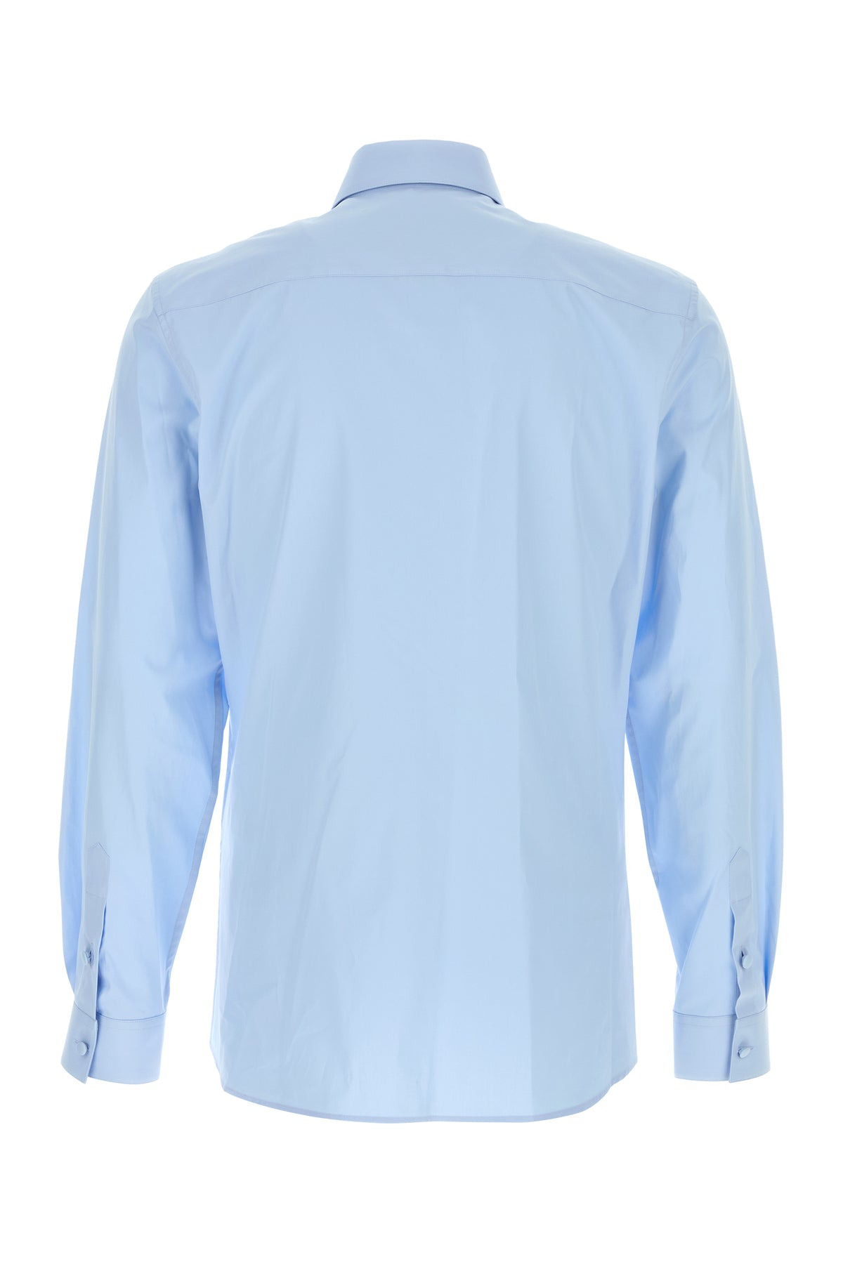 Light-blue poplin shirt - 2
