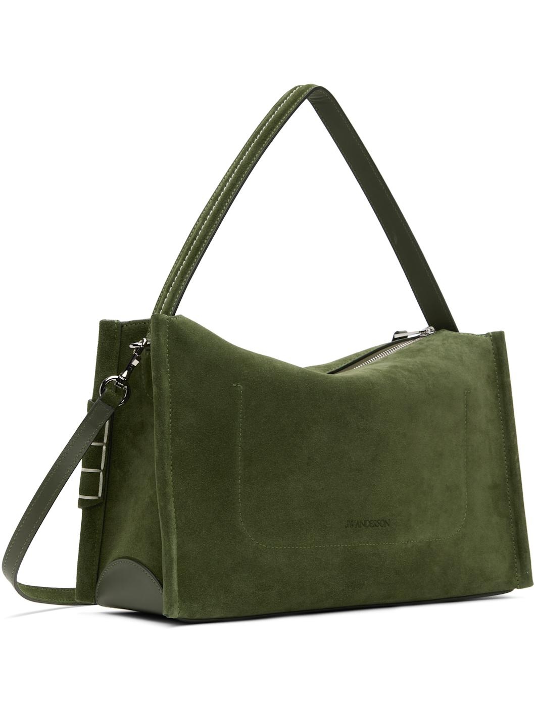 Green Medium Loafer Bag - 3