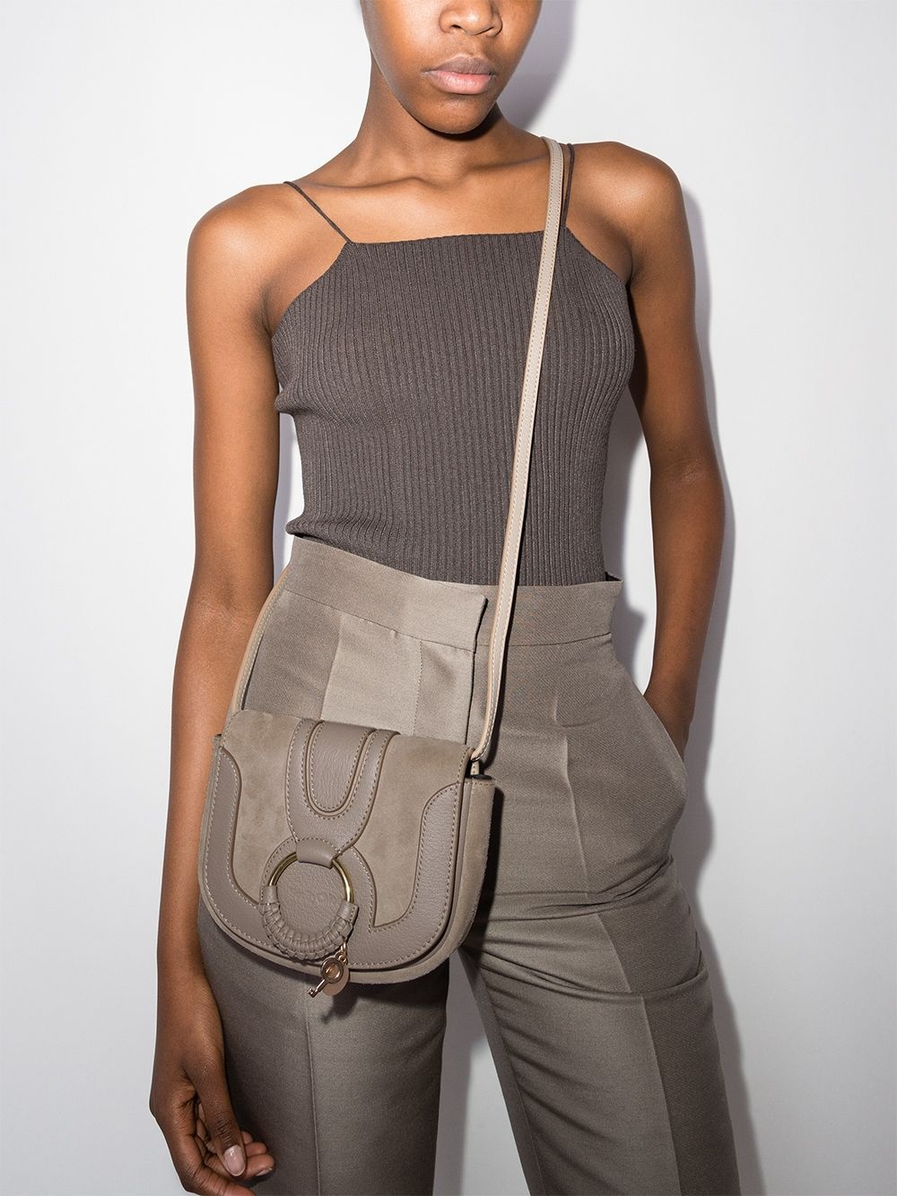 Hana leather crossbody bag - 2