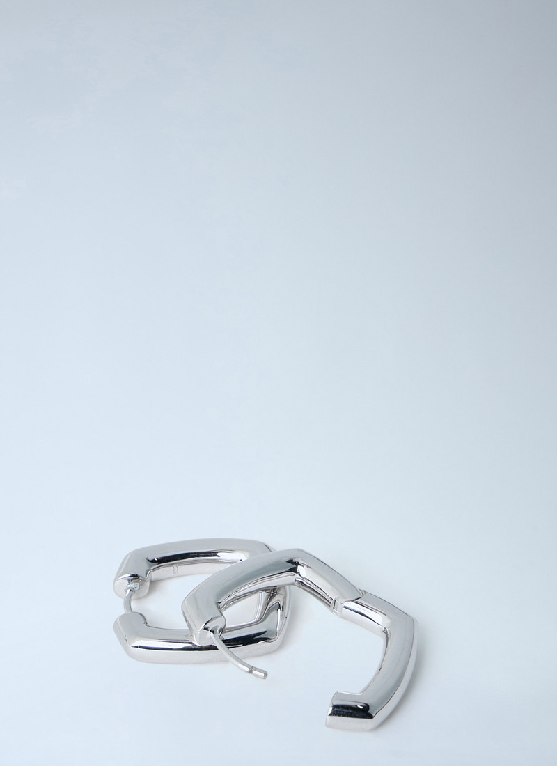 TOM WOOD Medium Frame Hoop Earrings outlook