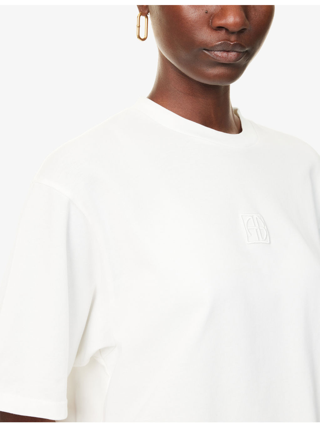 Myers Cropped Cotton-Jersey T-Shirt - 5