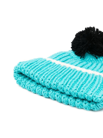 PATOU pompom-trim knitted hat outlook