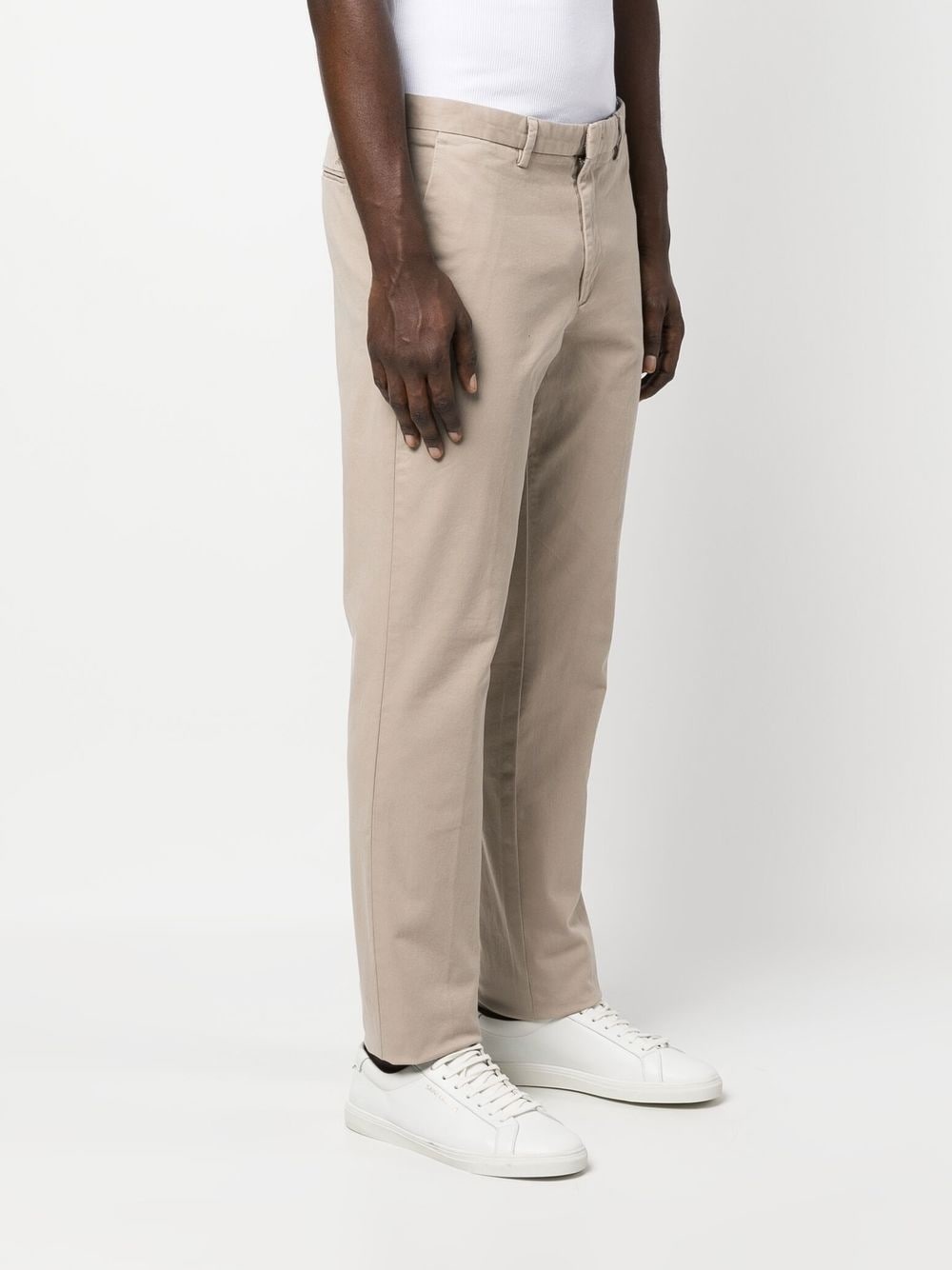 low-rise chino trousers - 3