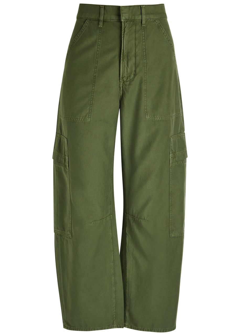 Citizens OF Humanity Marcelle Low Slung Cotton Cargo Trousers - 1