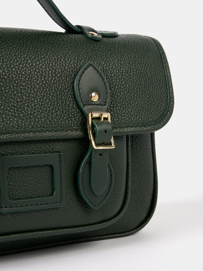 The Soft Satchel - Ivy Calf Grain 7