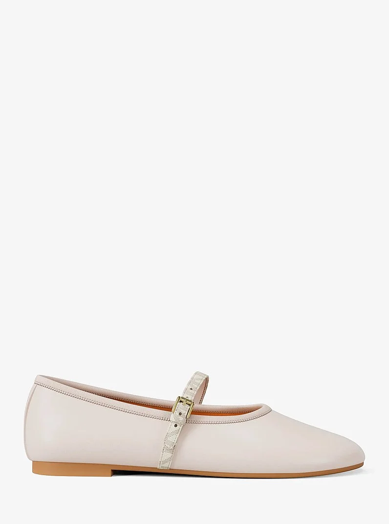 Phoebe Signature Logo Trim Ballet Flat - 1