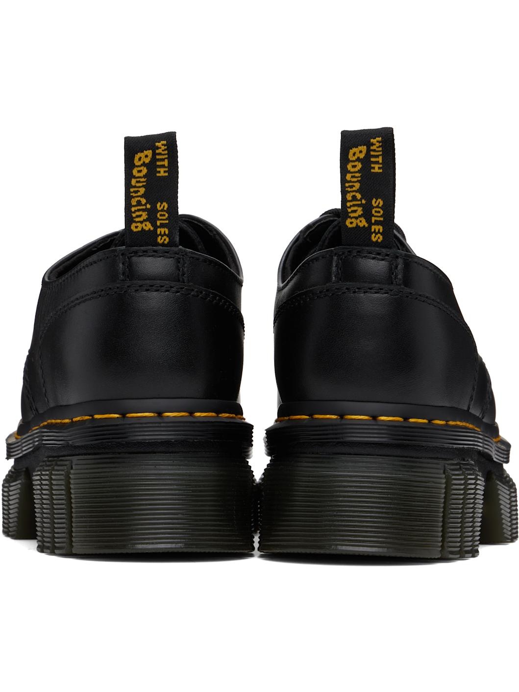 Black Audrick Nappa Leather Platform Derbys - 2