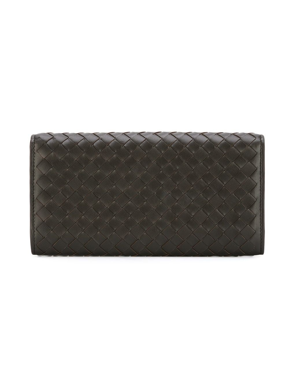 intrecciato continental wallet  - 2