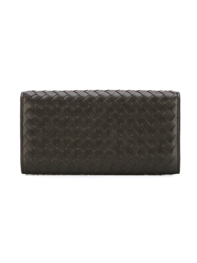 Bottega Veneta intrecciato continental wallet  outlook