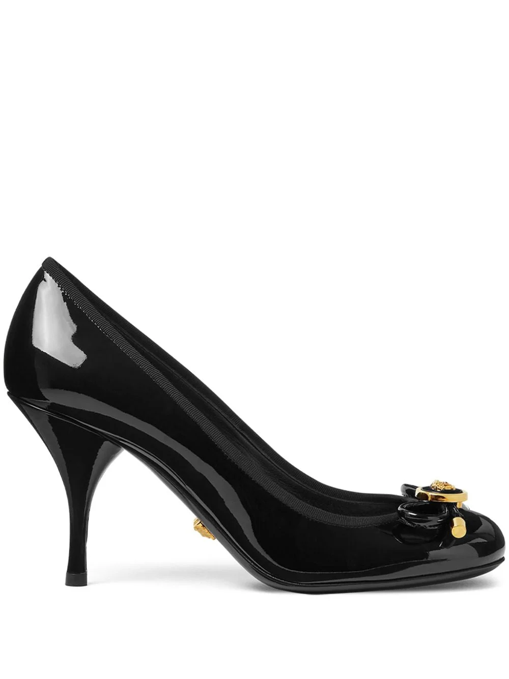 Versace Opera Bow Patent Pumps - 1