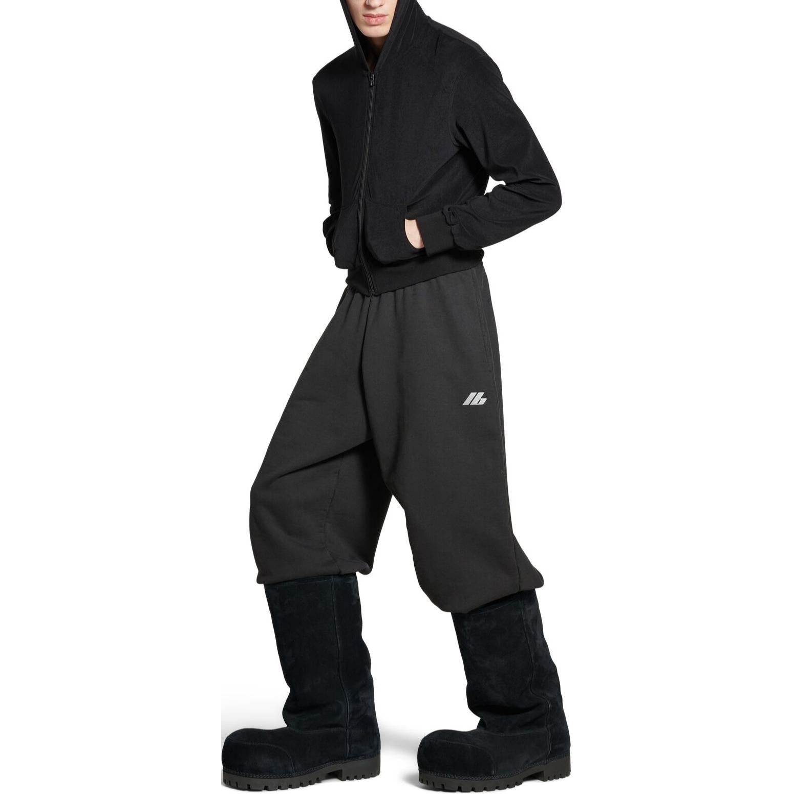 Balenciaga Activewear Baggy Sweatpants 'Black' 787357TQVT81083 - 3