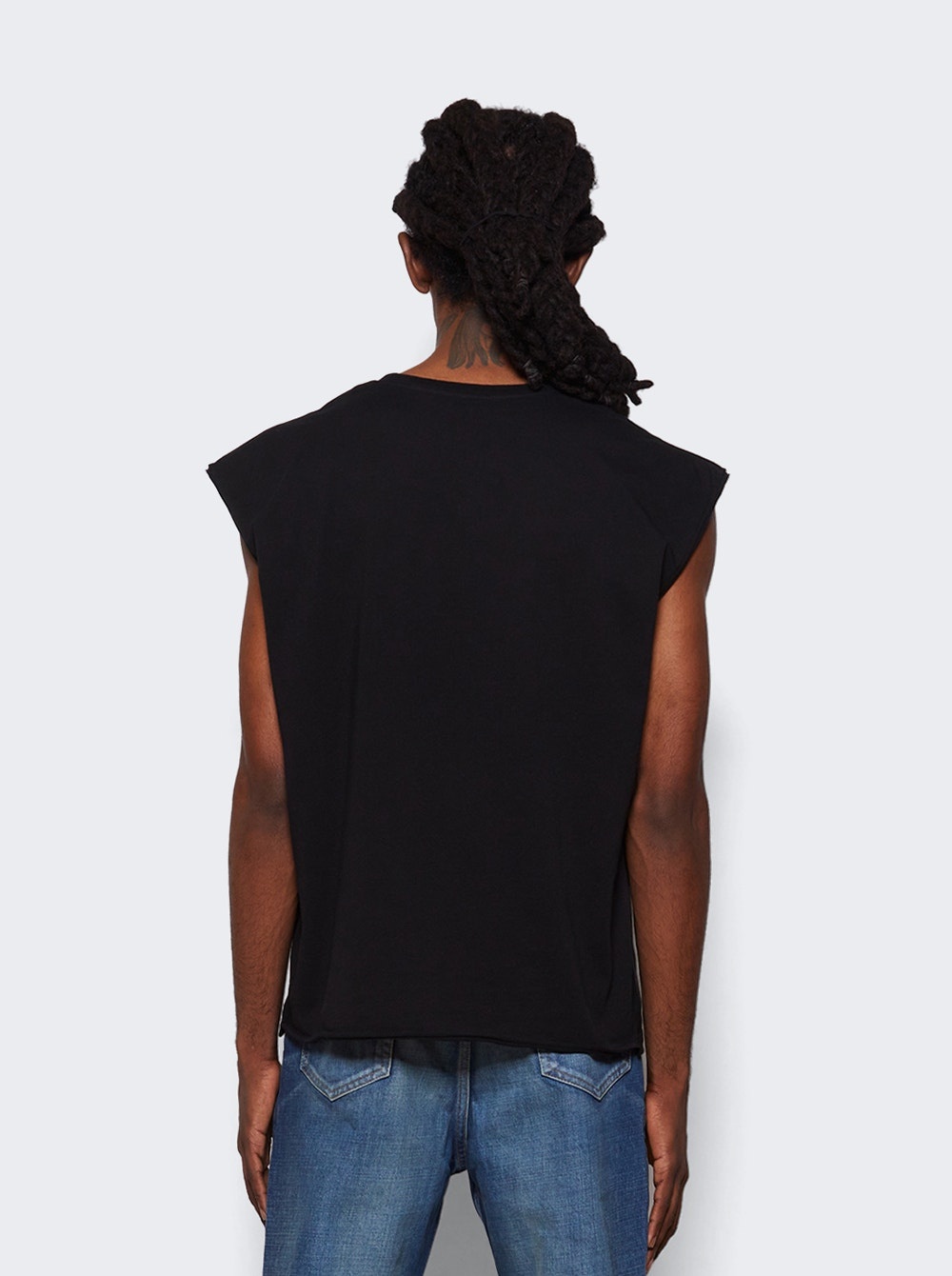 Sleeveless T-Shirt Black - 5