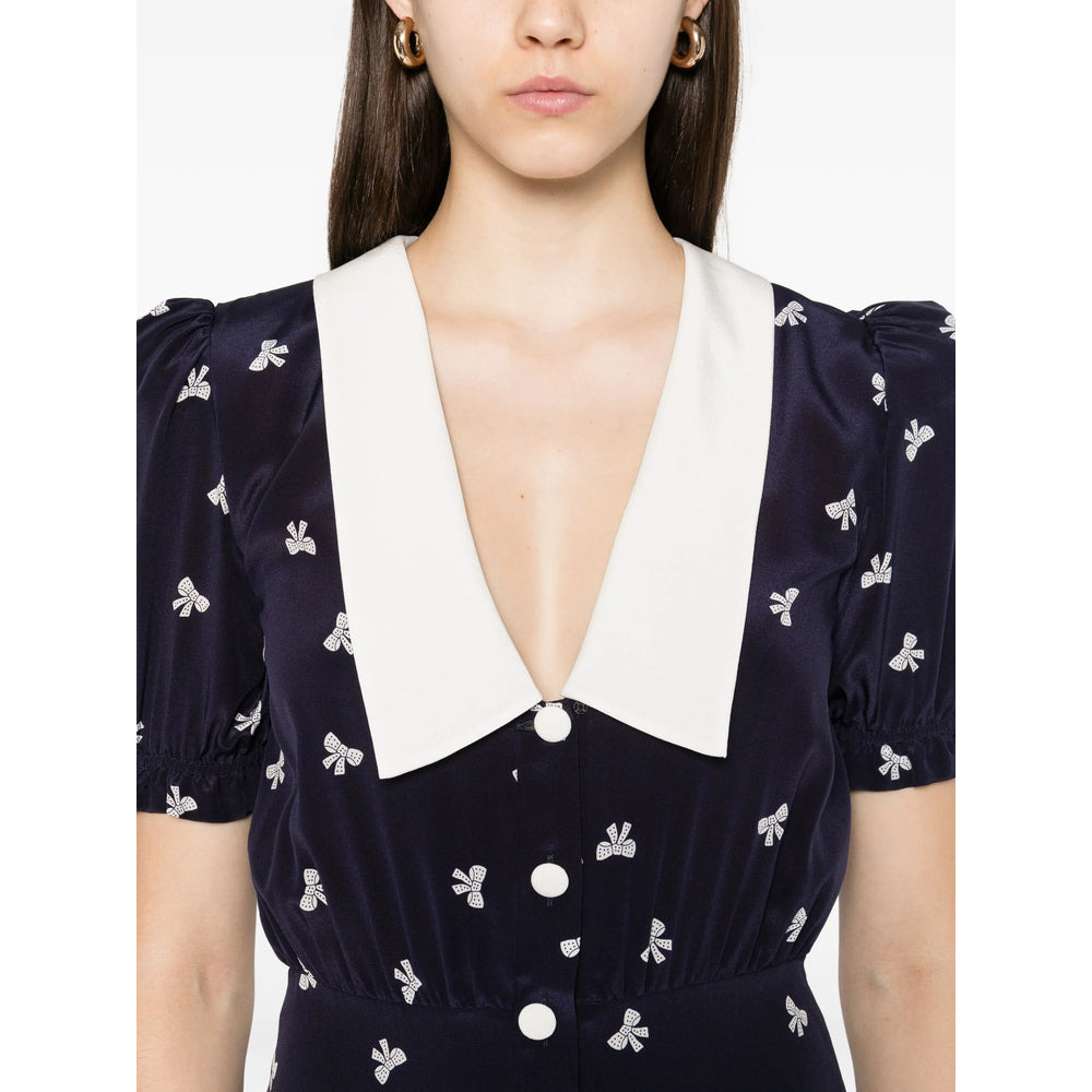 Alessandra Rich Blue Dresses - Day Dresses Women - 5