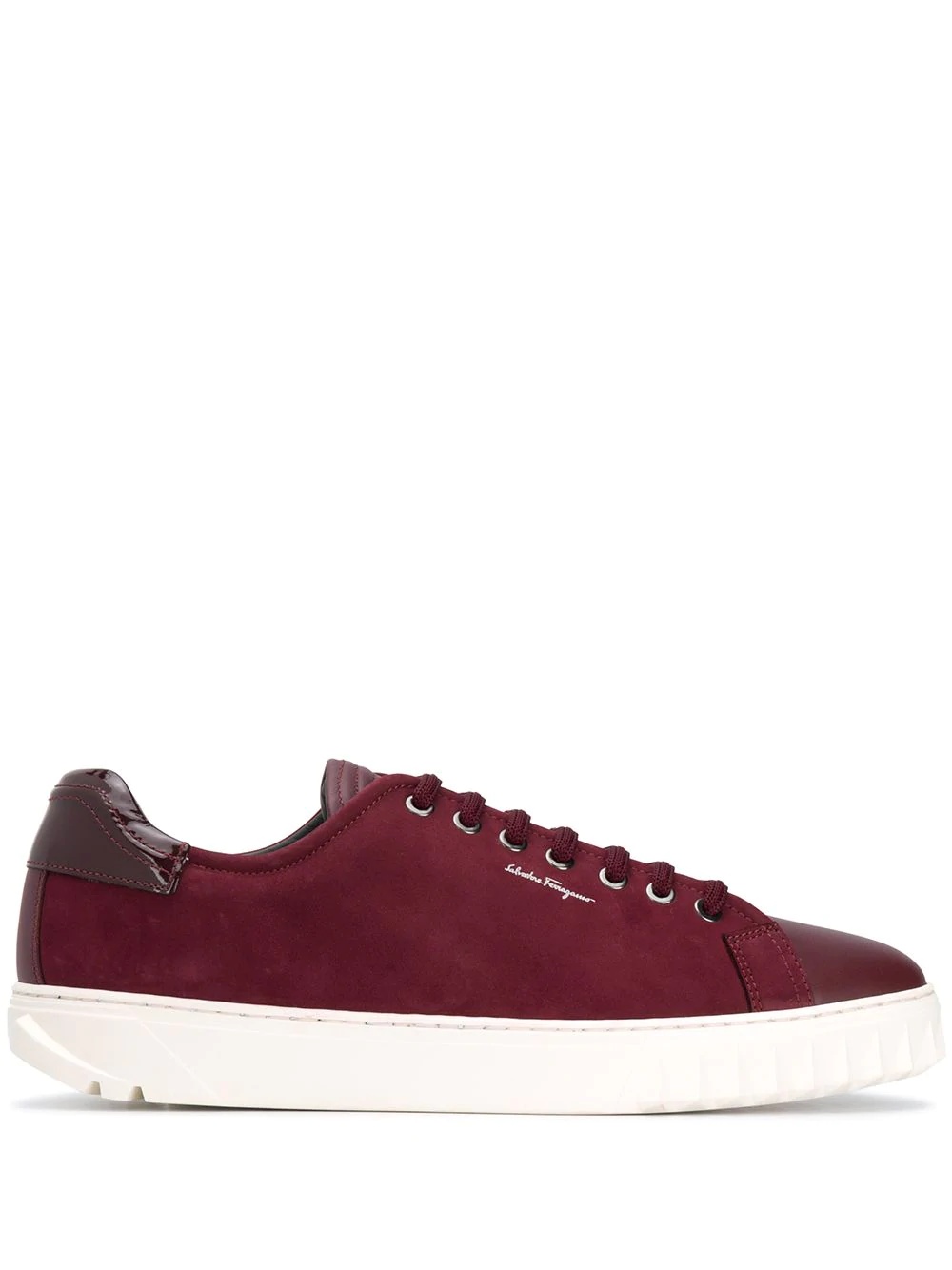 suede low-top sneakers - 1