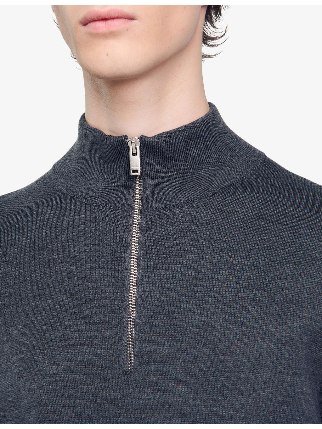 Half-zip wool jumper - 5
