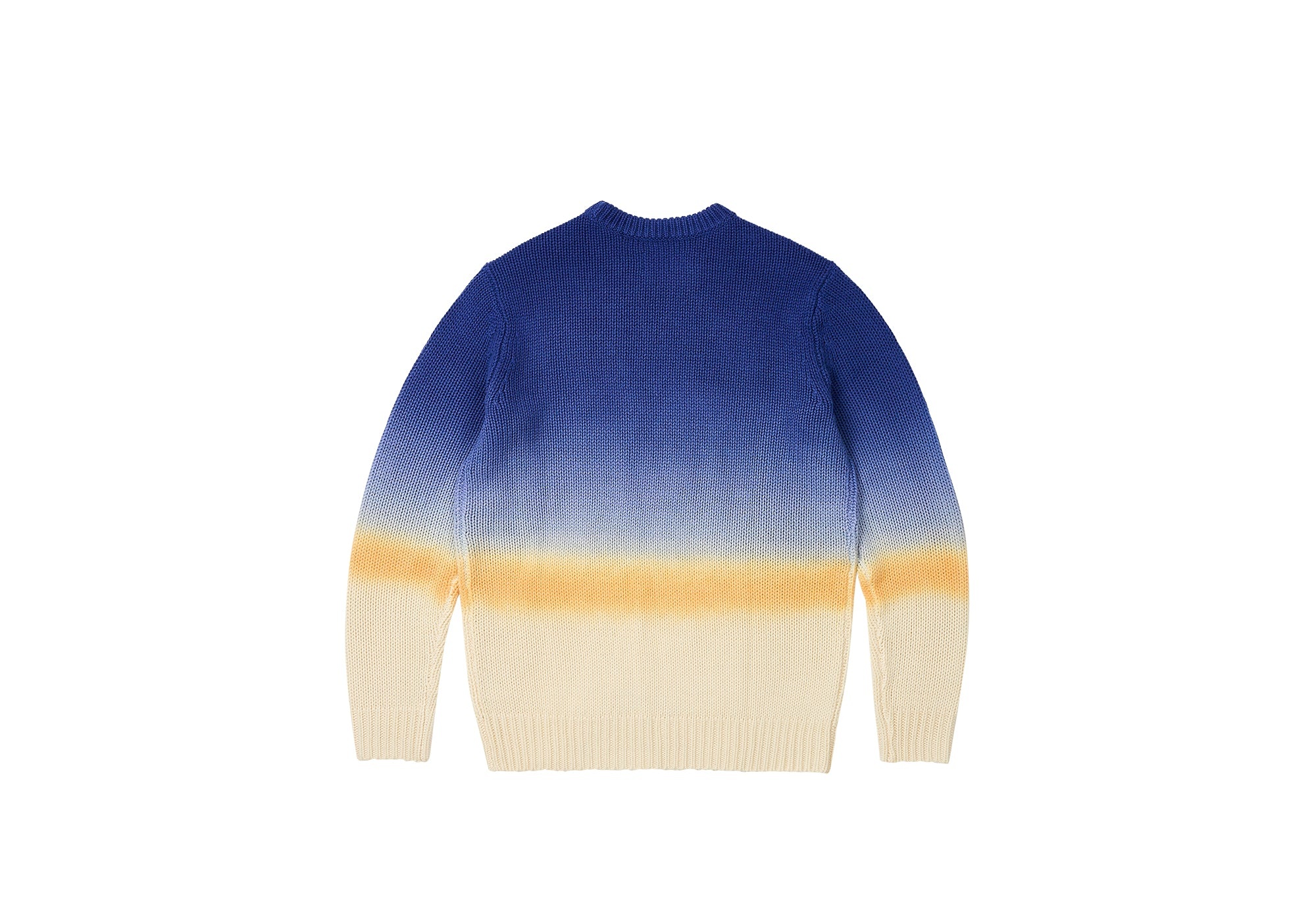 GRADIENT DYE RIB KNIT BLUE - 2