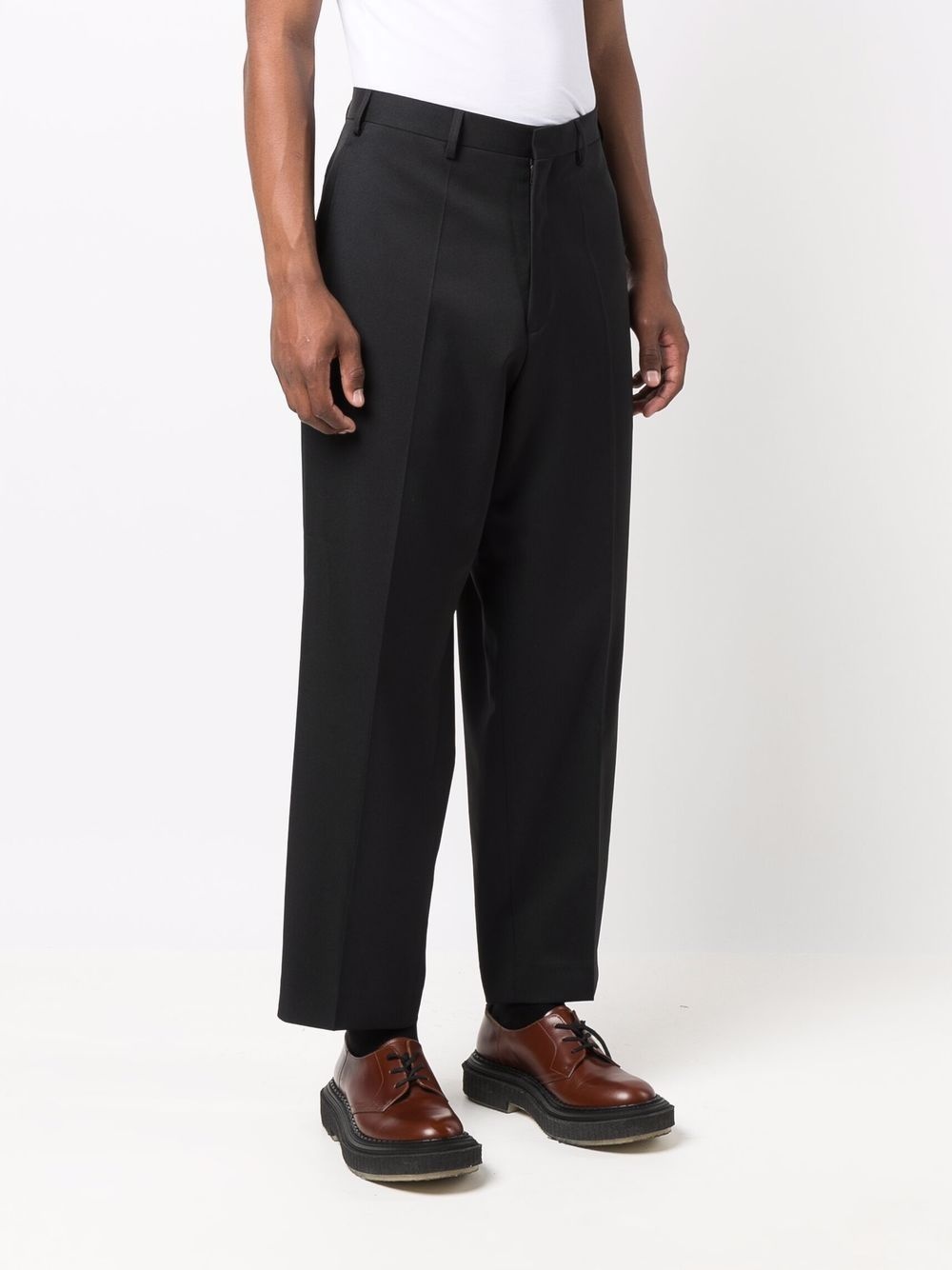 straight-leg tailored trousers - 3