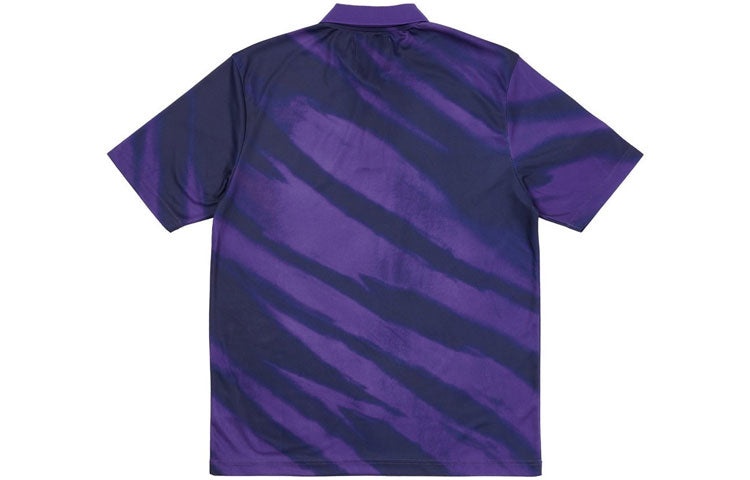 PALACE SS21 x AMG Crossover Polo Purple Triangle Logo Tie Dye Short Sleeve Polo Shirt Unisex P20AMGE - 2