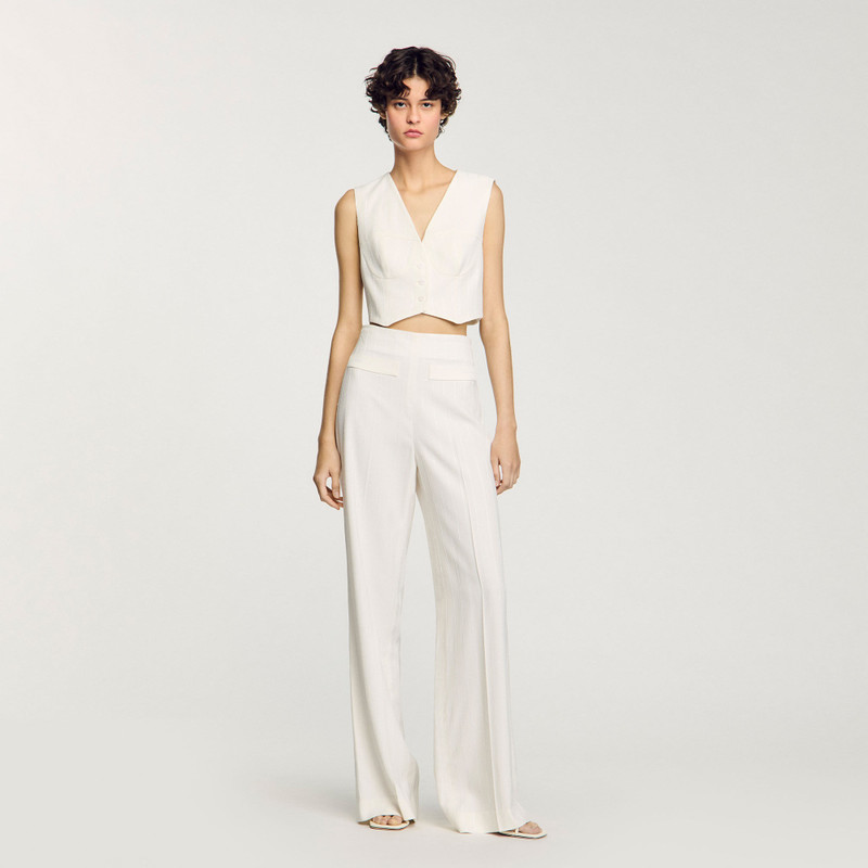 Sandro SEQUIN CROPPED JACKET outlook