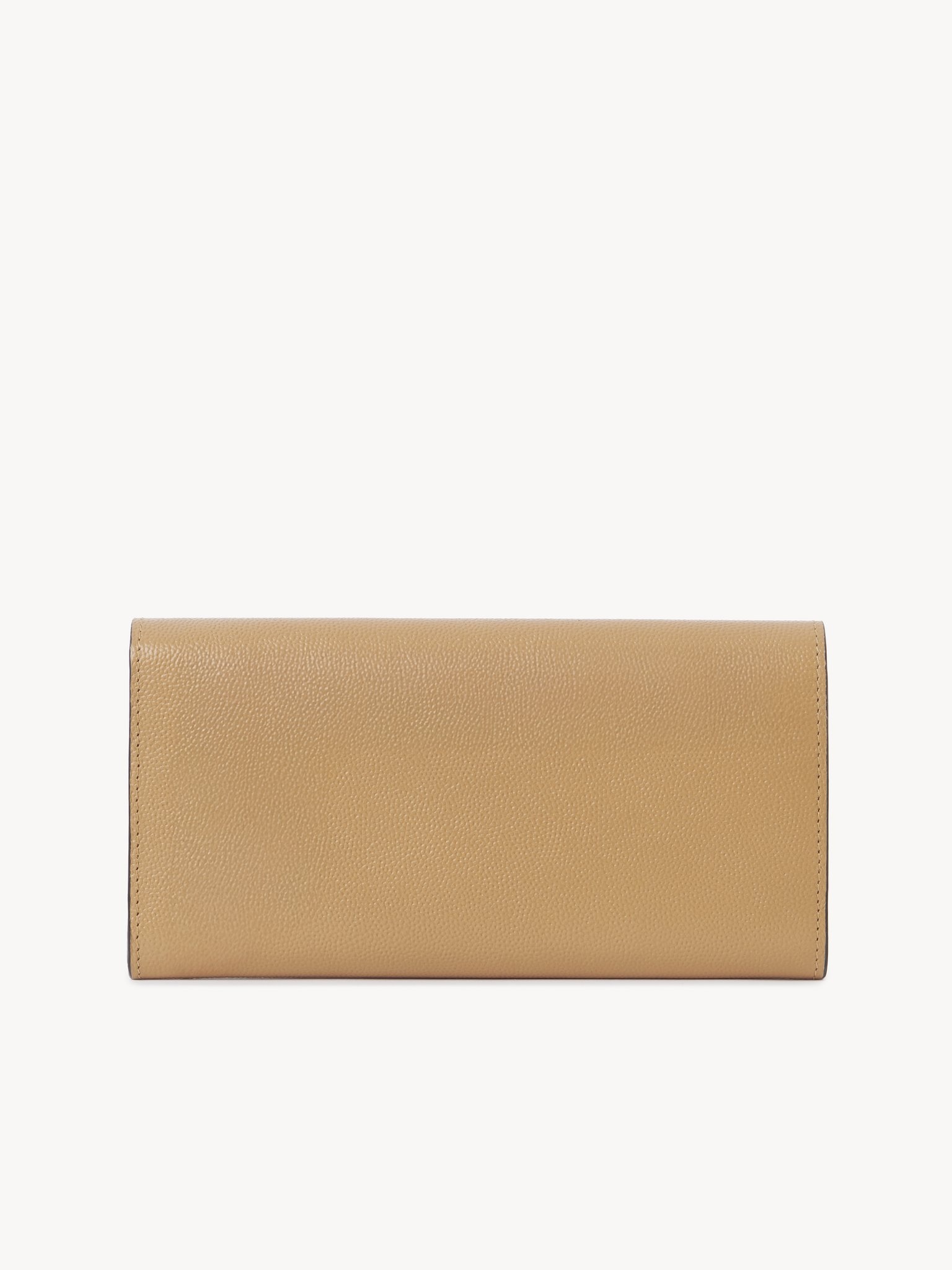 CHLOÉ CHARMS LONG WALLET WITH FLAP IN GRAINED LEATHER - 3