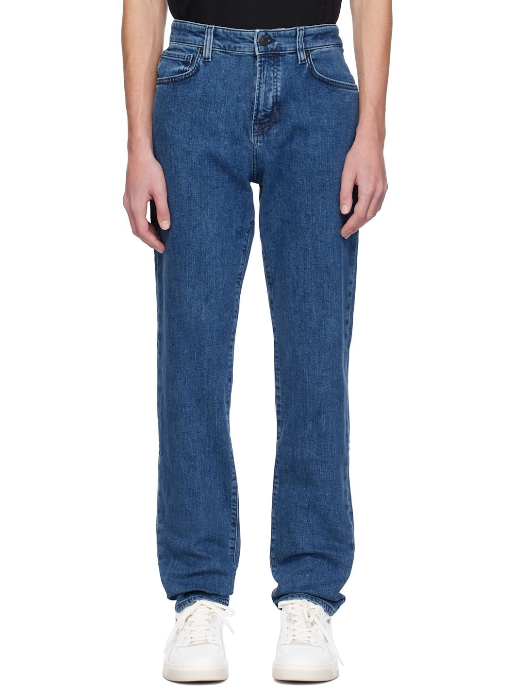 Blue Faded Jeans - 1