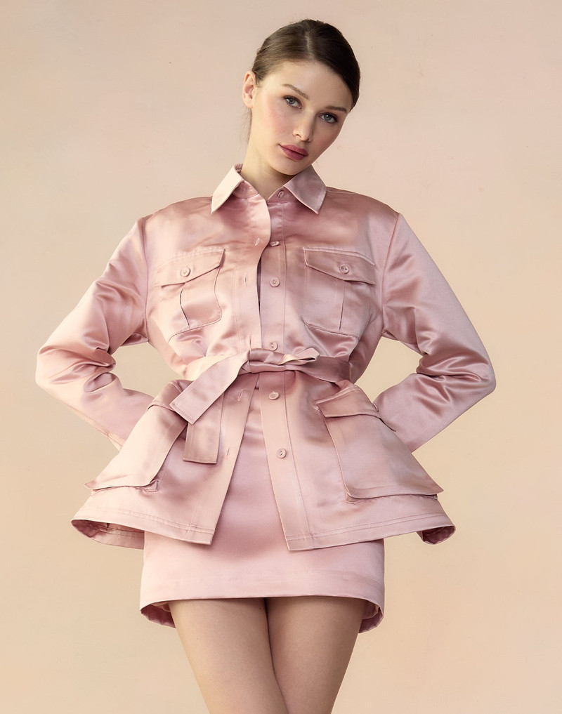 Satin Safari Jacket 1