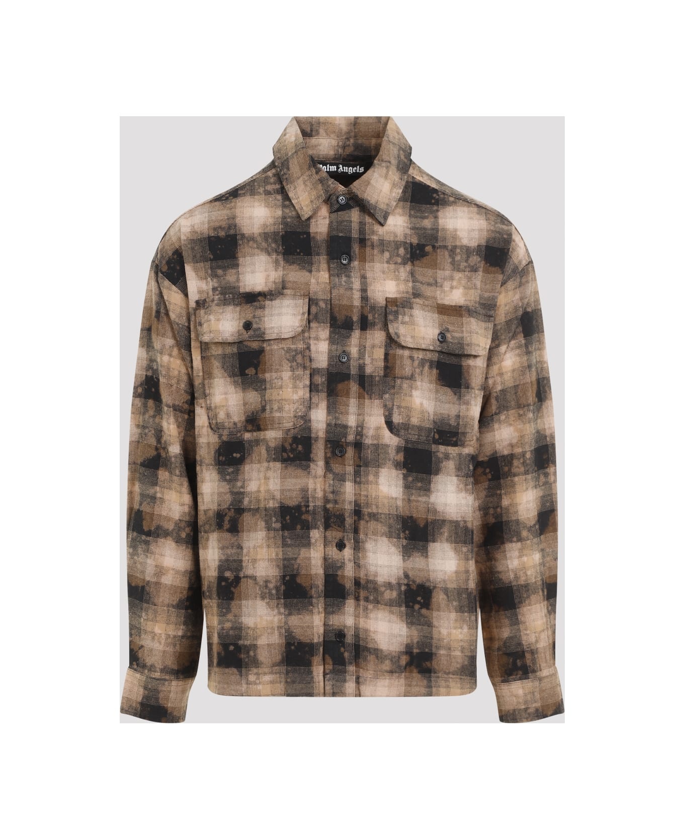 Curved Logo Check Shirt - 3