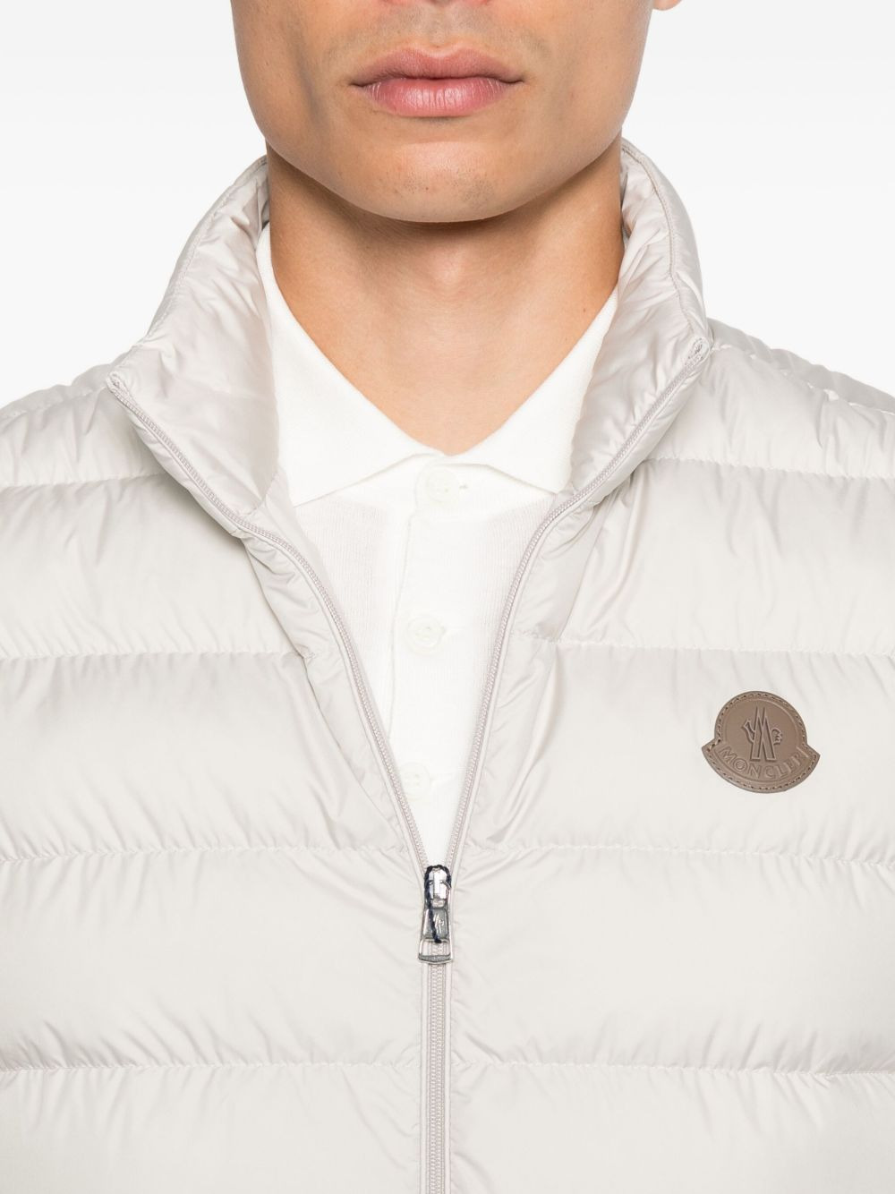 Treompan quilted zip-front gilet - 5