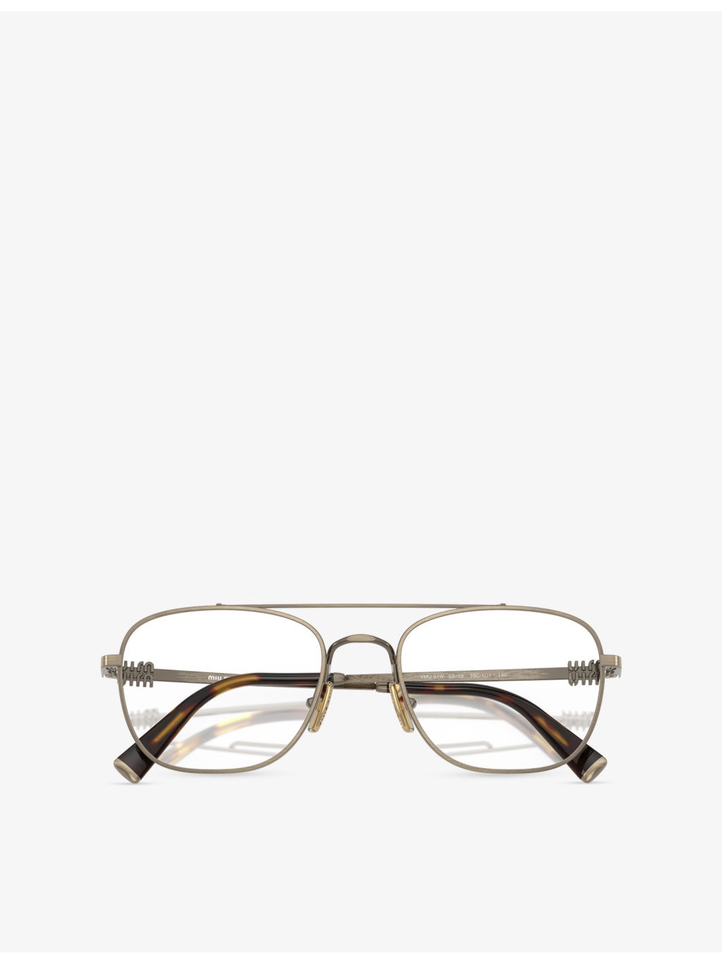 MU 51WV Square-Frame Metal Glasses - 5