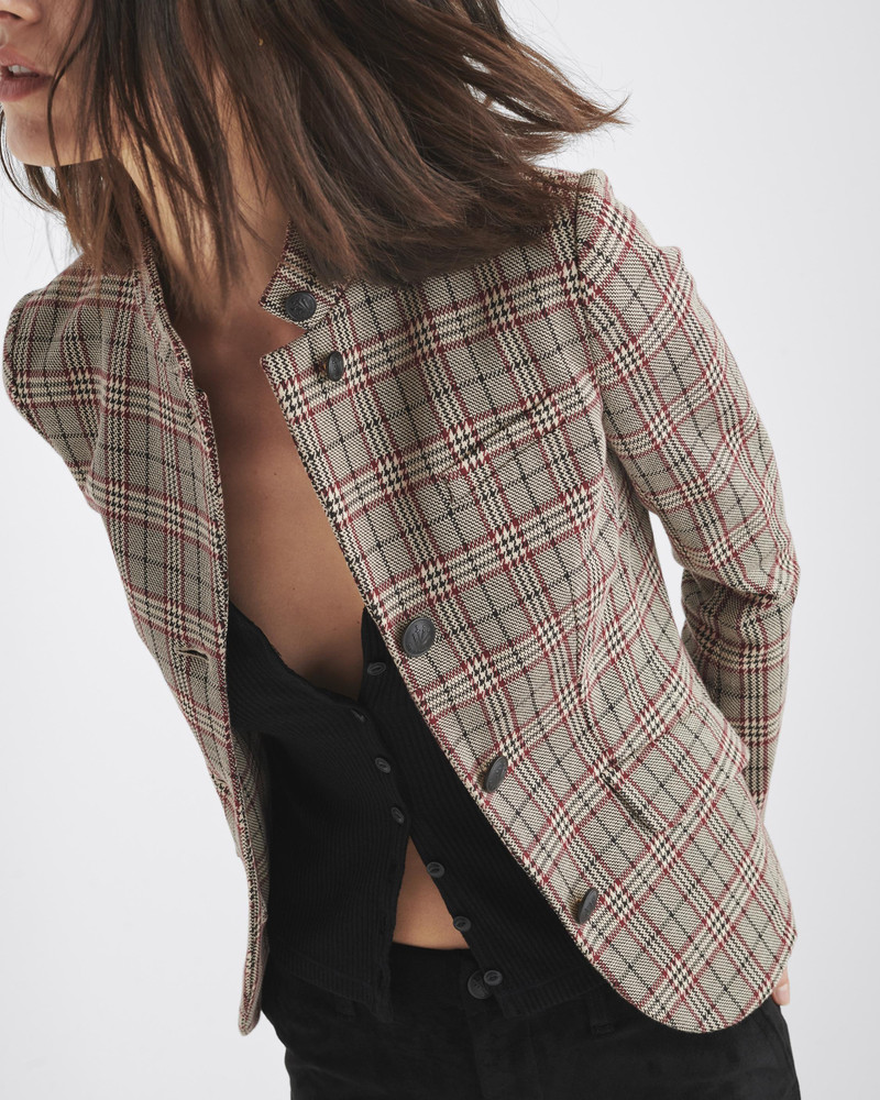 Slade Plaid Italian Cotton Blazer
Slim Fit 2