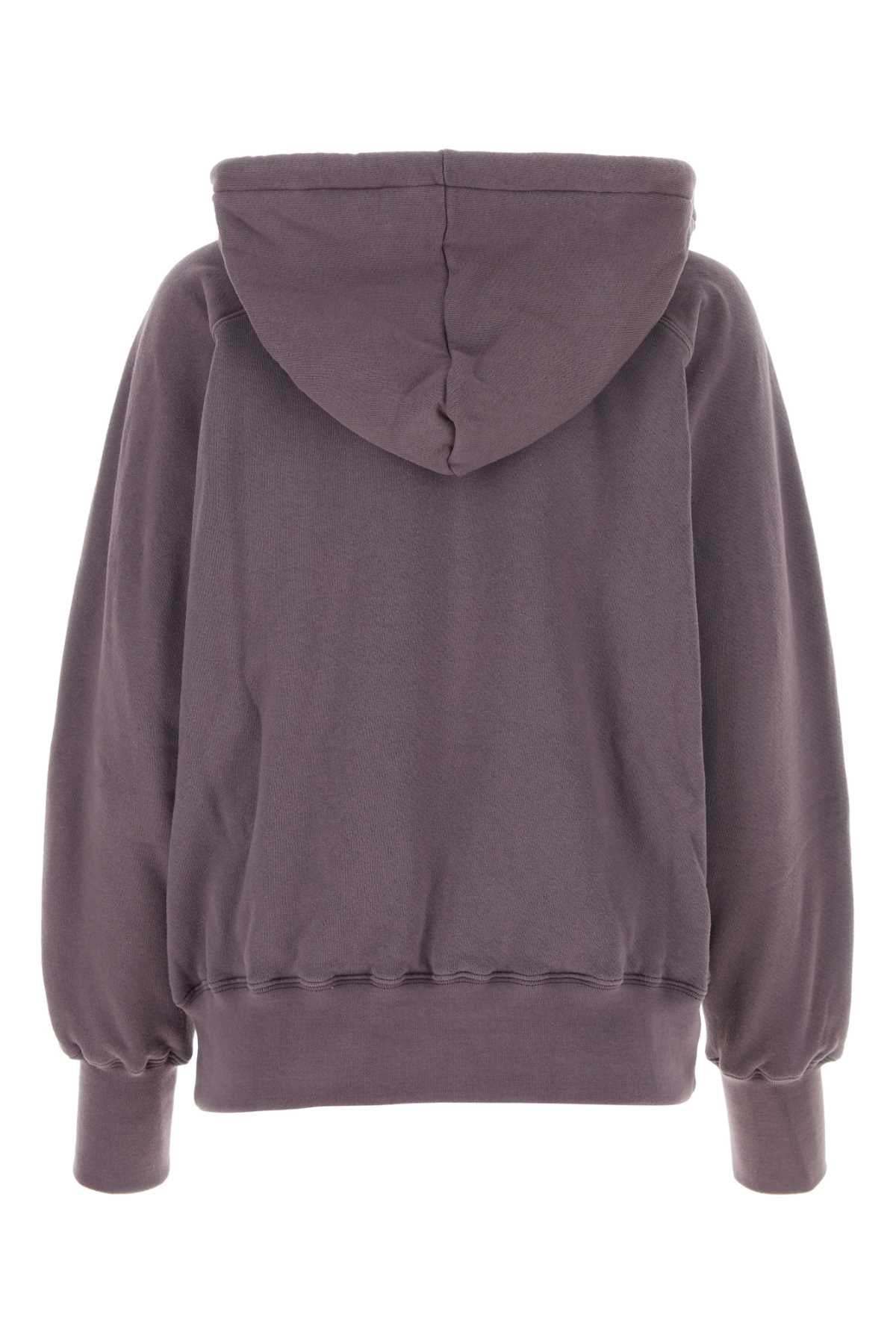 Maison Margiela Women Purple Cotton Sweatshirt - 2