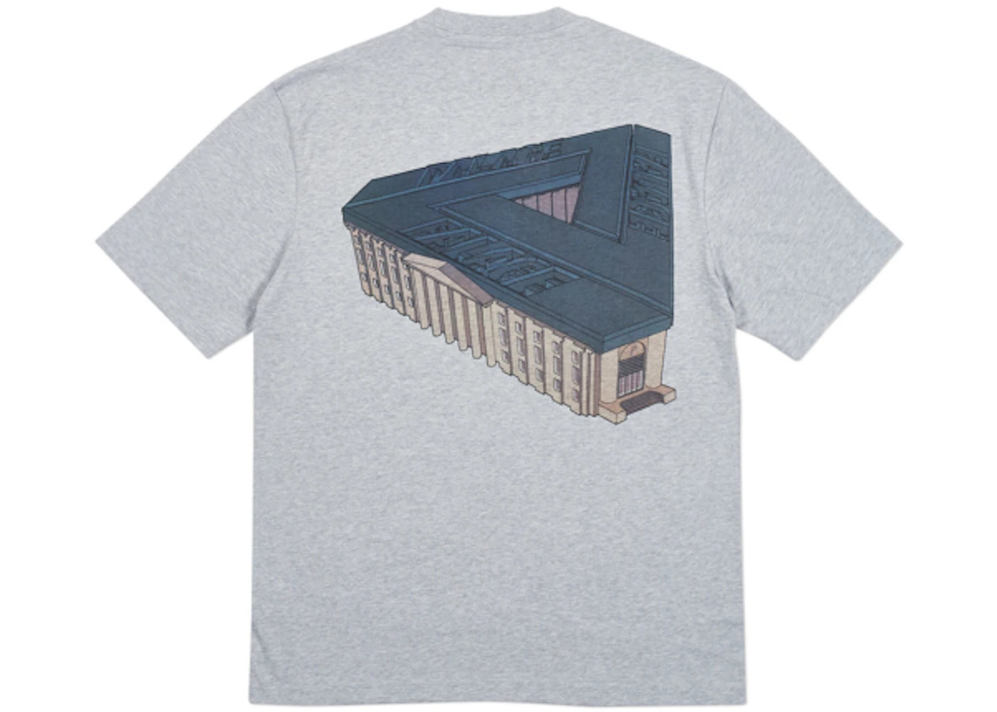 Palace Palazzo T-Shirt Grey Marl - 2