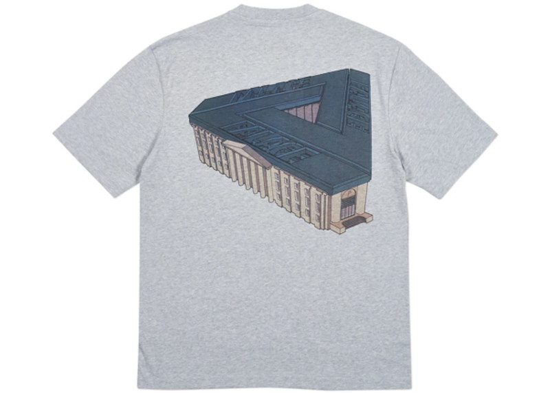 PALACE Palace Palazzo T-Shirt Grey Marl outlook
