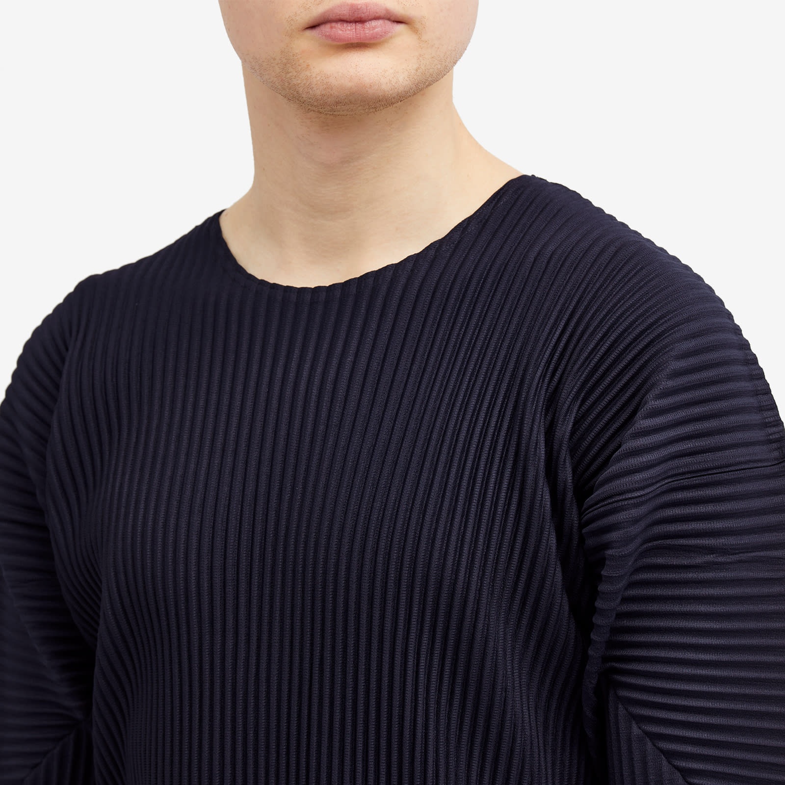 Homme Plissé Issey Miyake Pleated Long Sleeve T-Shirt - 5