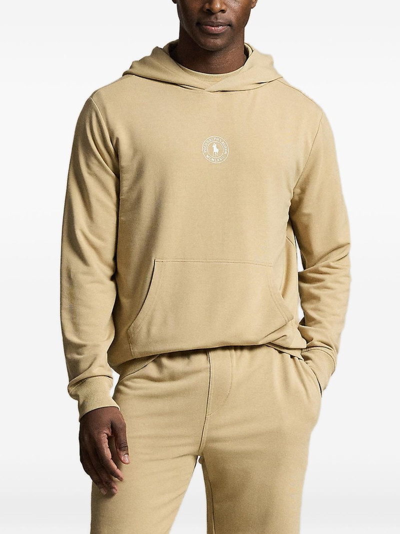 logo-print hoodie 1