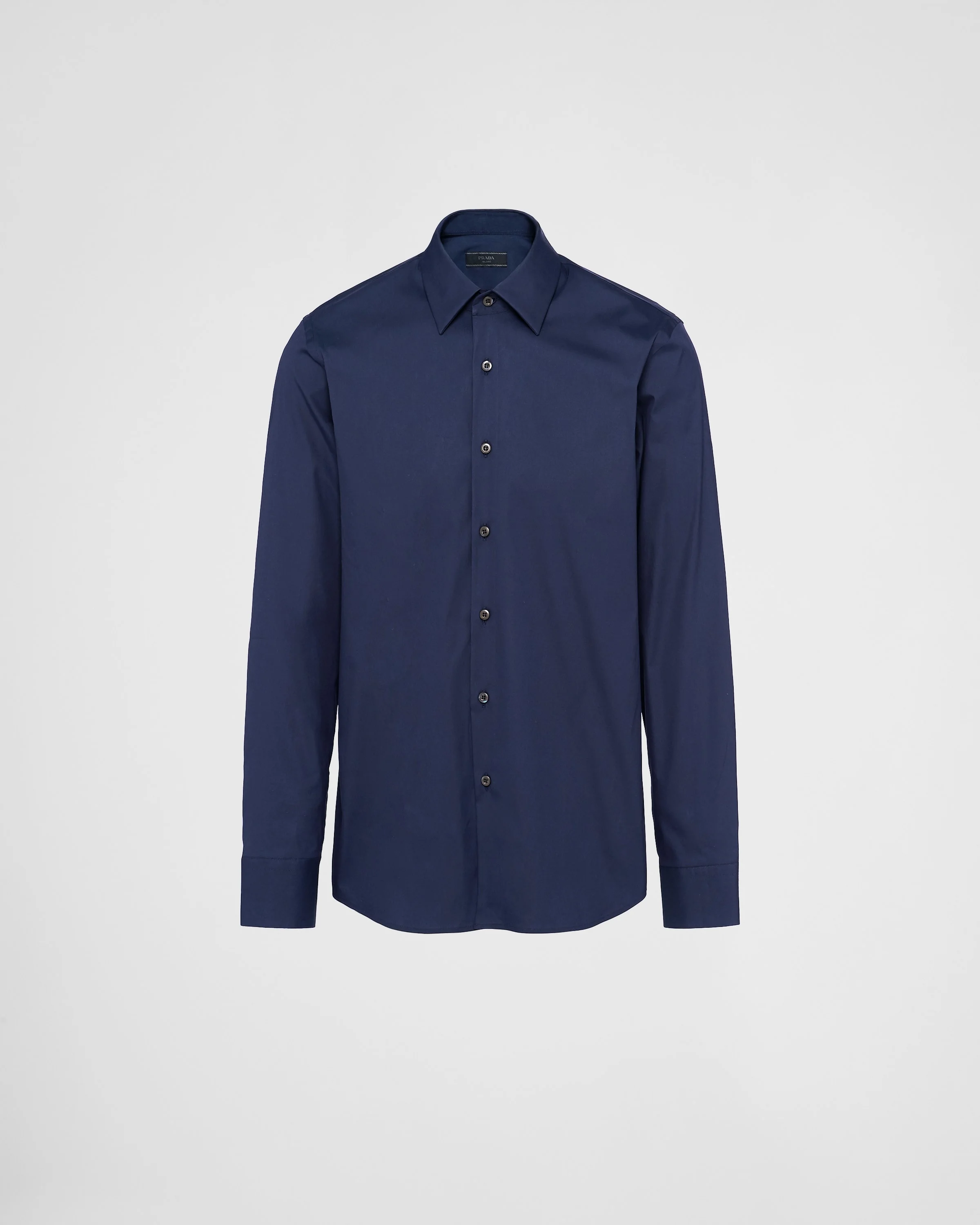 Stretch cotton shirt - 1