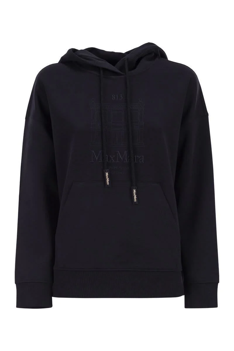 'S Max Mara Smmandrea - Technical Cotton Jersey Sweatshirt - 1