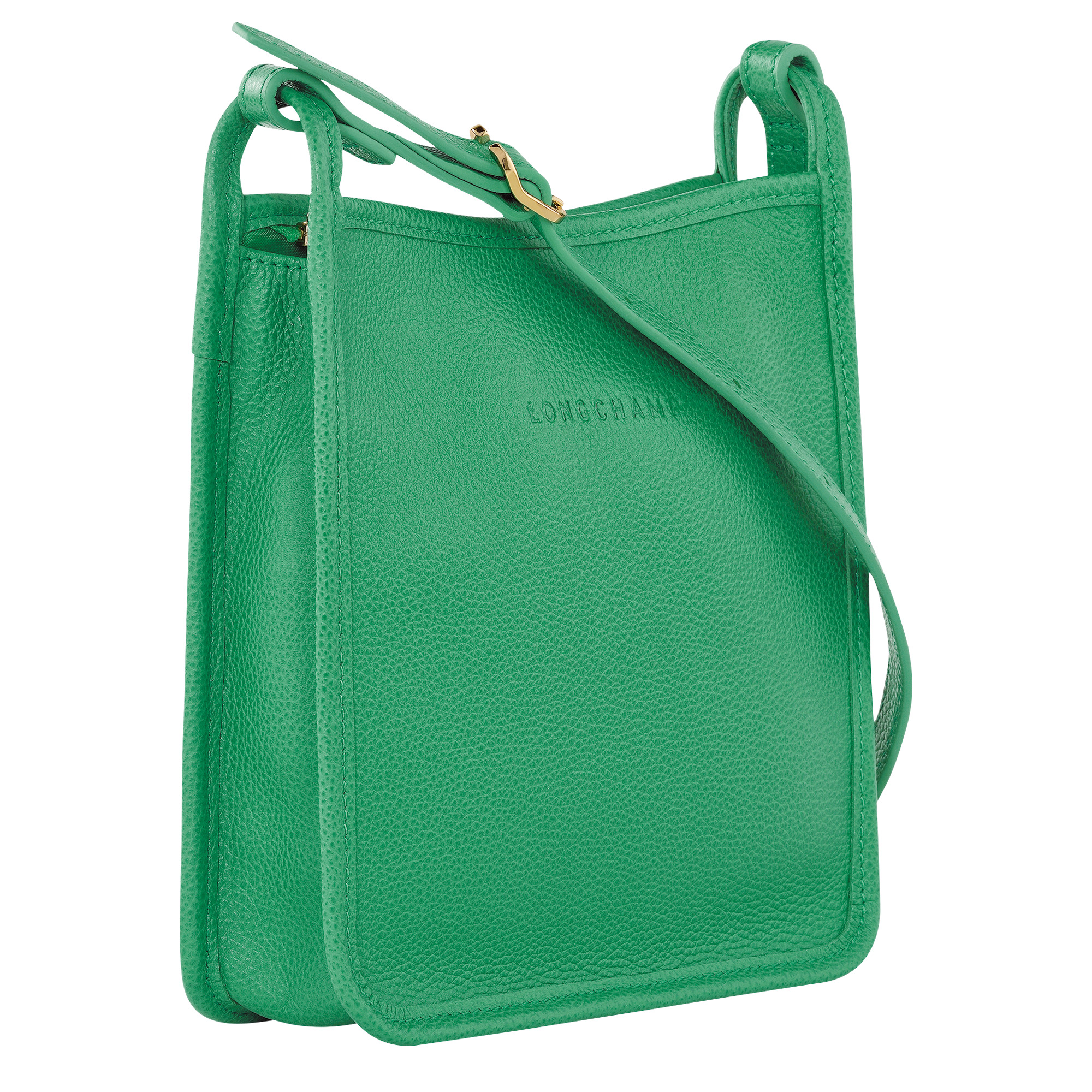 Le Foulonné S Crossbody bag Green - Leather - 3