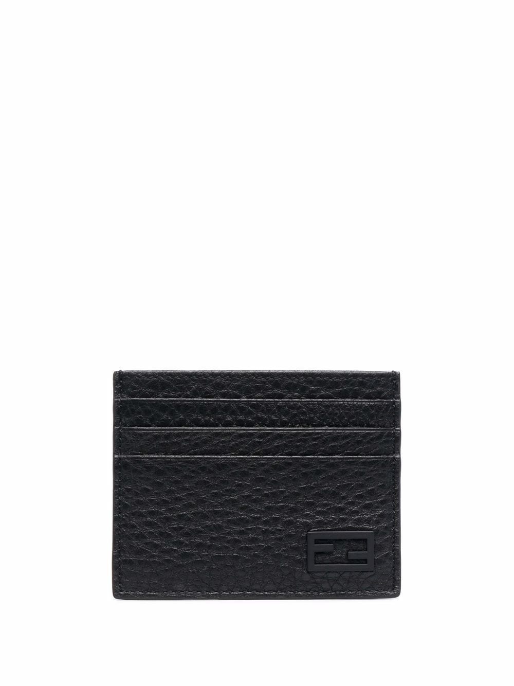 FF textured-leather cardholder - 1